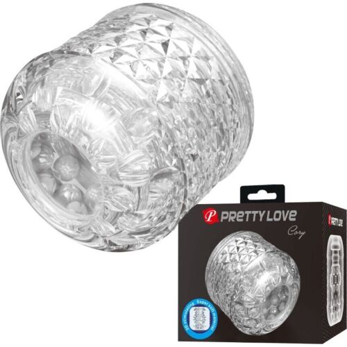 Masturbador Pretty Love Cary com Dupla Entrada e Textura