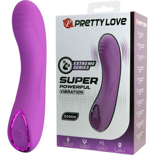 Vibrador Pretty Love DJ Dick com Anel Decorativo