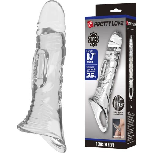 Funda para Pene Pretty Love - Aumento Rápido de Comprimento e Espessura