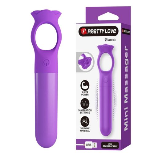 HIGH TECH GIANA Mini Vibrador Recarregável