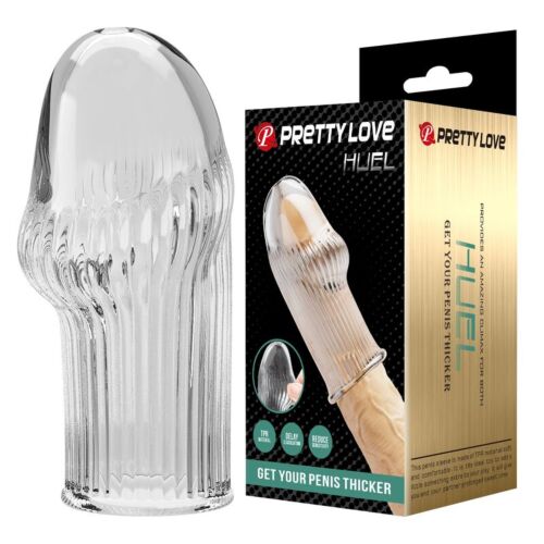 Fundas transparentes para aumentar o tamanho do pénis