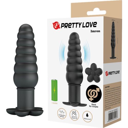 Plug Anal Vibrador Pretty Love Imron com Vibração
