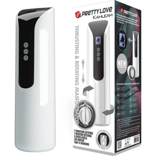 Masturbador Pretty Love Kahleah com Rotação e Empuje