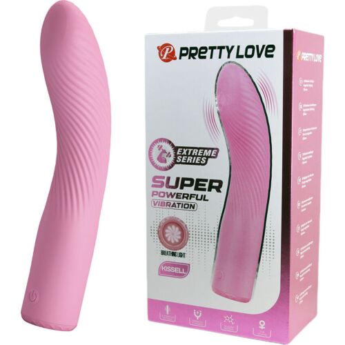 Vibrador Punta G Pretty Love Kisell com Iluminação Breathig Light