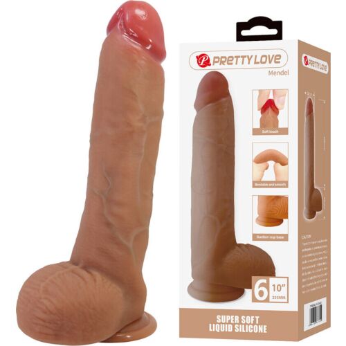 Dildo Realista Pretty Love Mendel com Ventosa