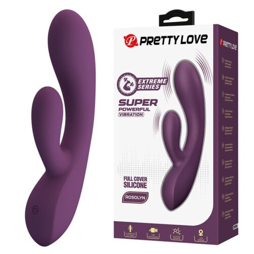 Vibrador Rabbit High Tech Pretty Love Rosolyn 10 funções