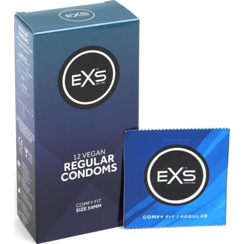 Preservativos Exs Regular 12?s com lubrificante de silicone