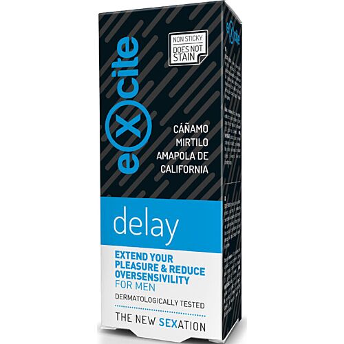 Estimulante para Ele Excite Delay 20 ml com ação refrescante