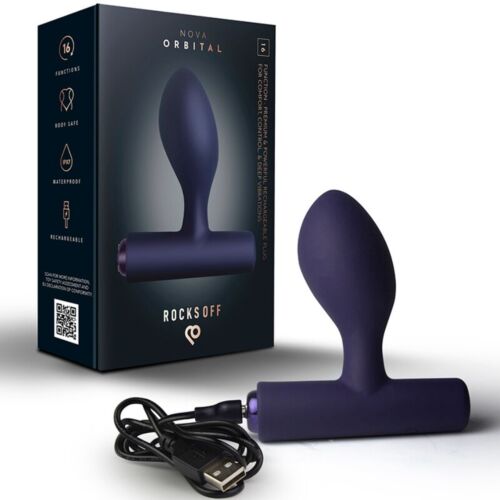 Vibrador Anal Rocks-Off Nova Orbital 16 Funções