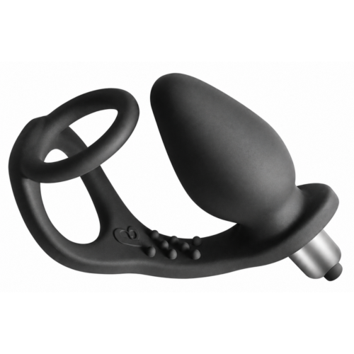 Vibrador prostático ROCKS-OFF RO-ZEN Preto Ónix
