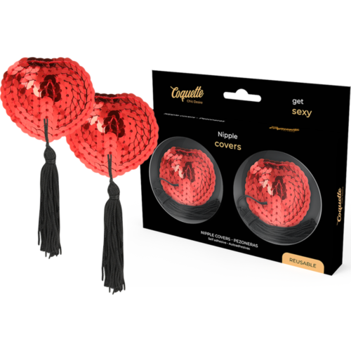 Cobre Pezones Coquette Chic Desire com Cinta Autoadhesiva