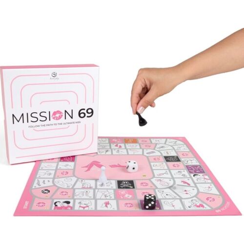 Jogo de Mesa SECRETPLAY MISSION 69 com 69 Desafios Picantes