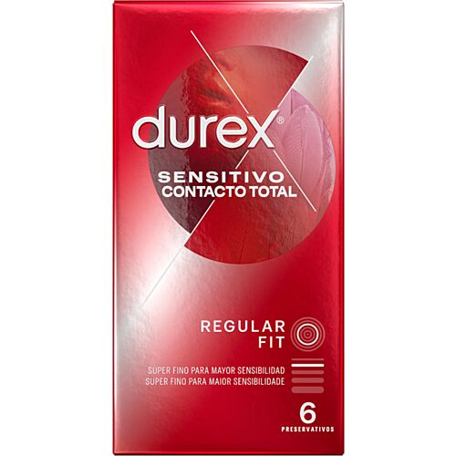 Preservativos Durex Sensitivo Super Fino 6 Unidades