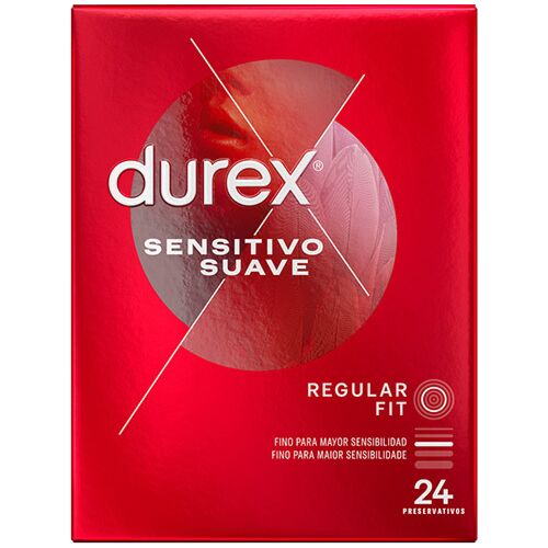Preservativos Durex Sensitivo 24 Unidades - Fino e Lubrificado