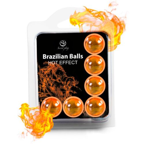 Set de 6 Bolas Brasileiras SECRETPLAY com Efeito Calor