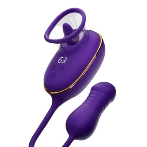 Ferramenta de Sucção Clitoriana com Estímulo Anal