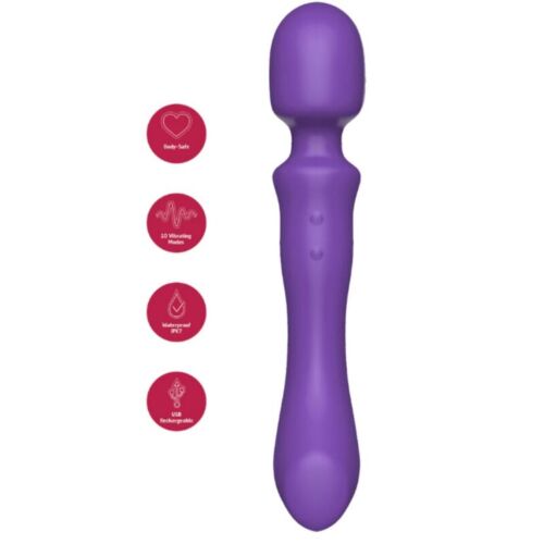 Wand Massajador Vibratório She.E.O Dual-Sided