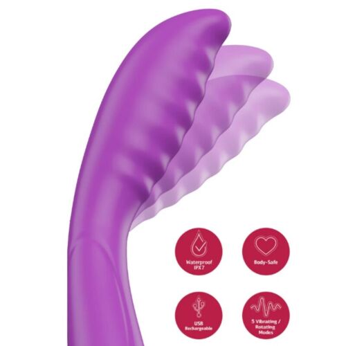Vibrador She.E.O Purple Tapping G-Spot