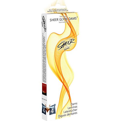 Damas de Látex Sheer Glyde com Aroma a Cola