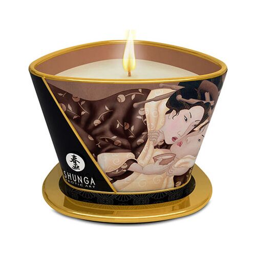 Vela de Massagem SHUNGA Mini Caress Chocolate 170 ml