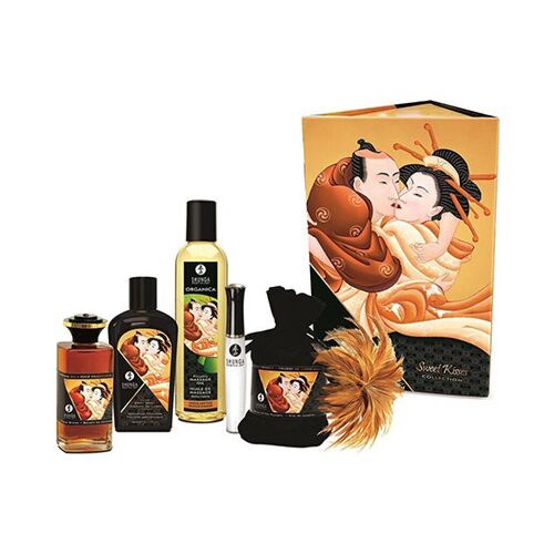 Kit Casal SHUNGA - Coleção Beijos Doces com Produtos Eróticos