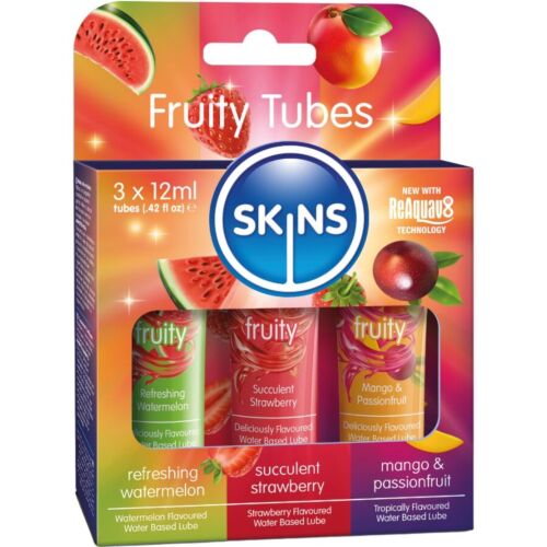 Kit de Lubrificantes Skins Frutados 12ml cada