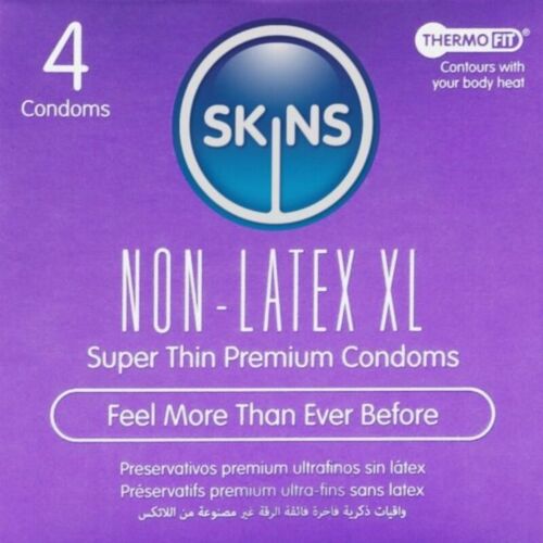 Preservativos Skins Sem Latex 4 Unidades
