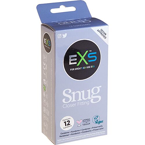 Preservativos Exs Snug Fit 12 | Para penes mais finos