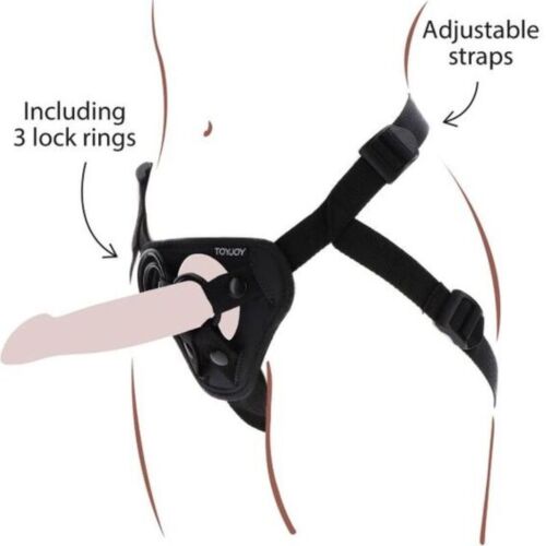 Arnês Get Real Strap-On com ajuste confortável