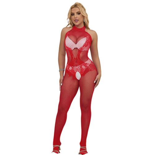 Bodystocking SUBBLIME Fishnet e Lace Crotchless
