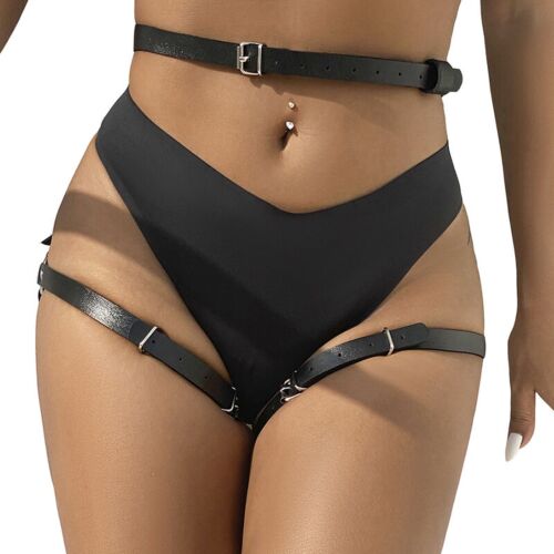 Arnês SUBBLIME FETISH - Leather Waist and Leg Harness