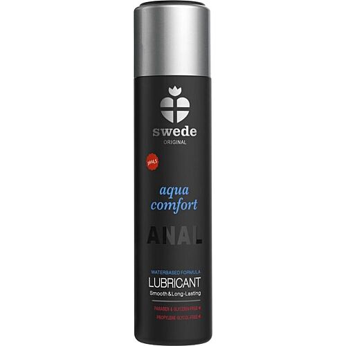 Lubrificante Anal Swede Aqua Comfort 60 ml | Sensação Sedosa