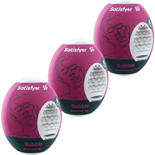 Satisfyer - 3 ovos masturbadores Bubble