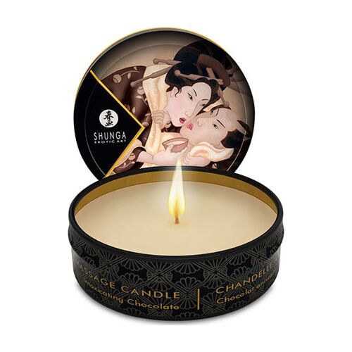Vela de Massagem SHUNGA Mini Caress Chocolate 30 ml