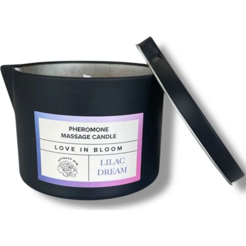 Vela de Massagem EYE OF LOVE Bloom Lilac Dream com Feromonas