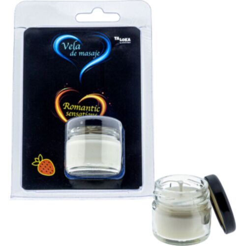 Vela de Massagem TALOKA com Aroma de Fresa