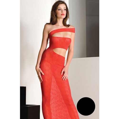 Vestido Longo Music Legs com Decote