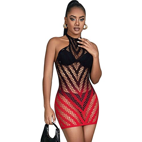 Vestido Sexy SUBBLIME com Rejilla Elástica