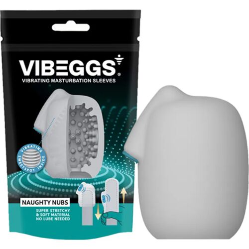 Manga Masturbadora Vibeggs Naughty Nubs com Vibração