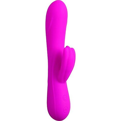 Vibrador Rabbit Pretty Love Barrete com Estimulador Clitoriano