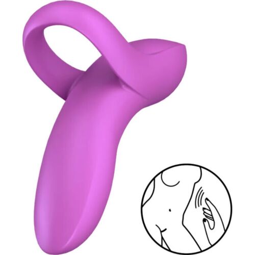 Vibrador de dedo Satisfyer Bold Lover com 12 modos