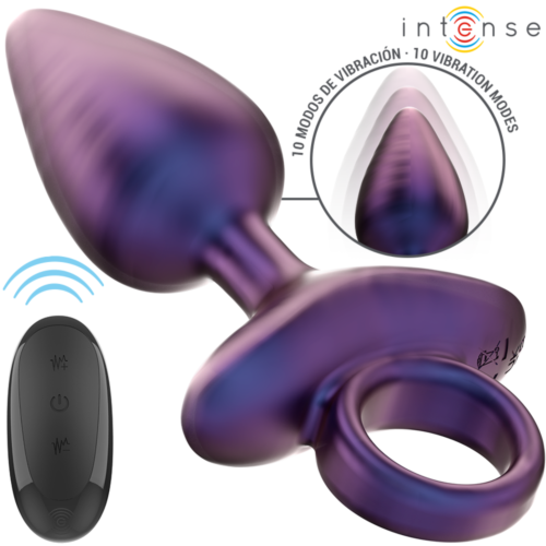 Plug Anal Vibrador INTENSE Michael com Controle Remoto