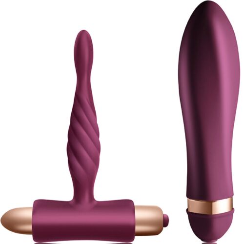 Kit Climaximum Dare: Vibrador e Plug Anal para Iniciantes