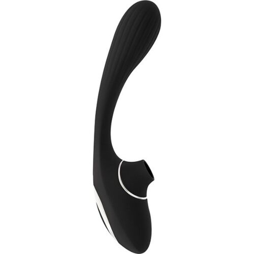 Vibrador S Pleasures Dual Suction com sucção e vibração
