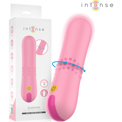 Vibrador INTENSE BARBARA com pérolas giratórias