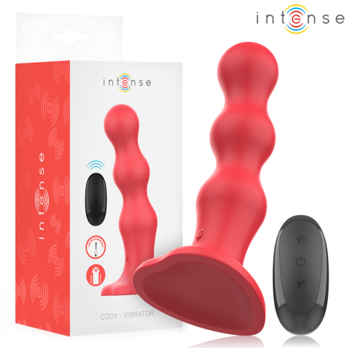 Vibrador control remoto INTENSE CODY com ventosa