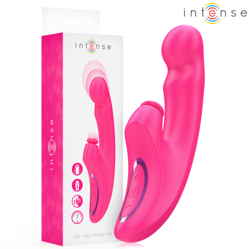 Vibrador INTENSE EMI 13,5 cm multifuncional 3 em 1
