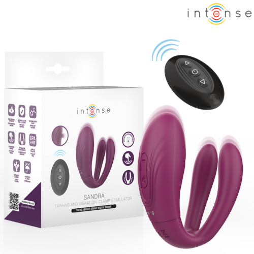 Vibrador Intense Sandra com Batimento e Controle Remoto