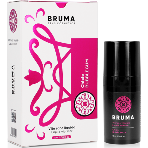 Vibrador Líquido BRUMA Sabor Pastilha Elástica 15 ml