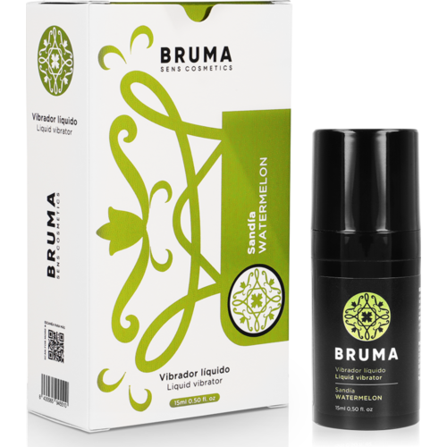 Vibrador Líquido Bruma Sabor Melancia 15ml com Sensação Vibrante